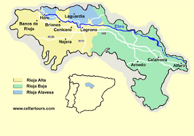 La Rioja Mapa Ciudad de la Región