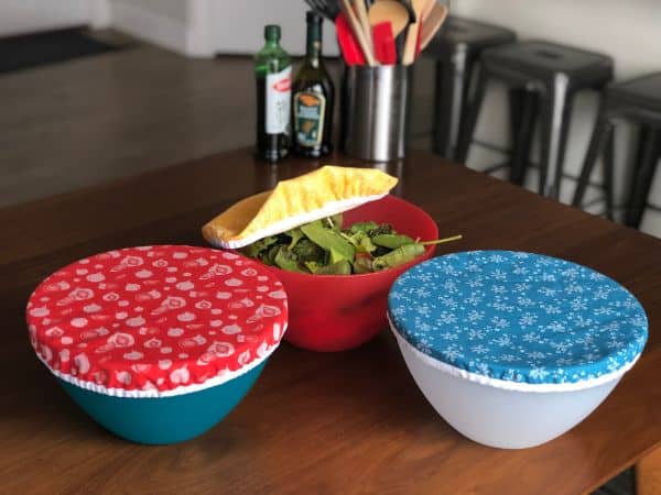 DIY reusable elastic food bowl covers