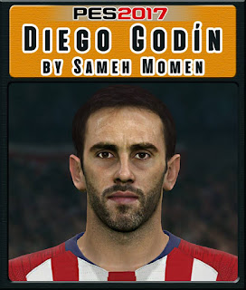 PES 2017 Faces Diego Godín by Sameh Momen