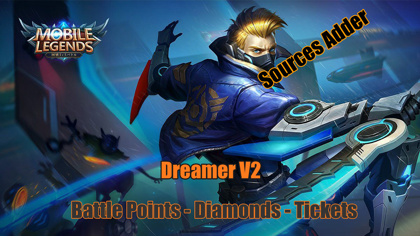 Mobile Legends Add Battle Points,Tickets,Diamonds With Dreamer v2