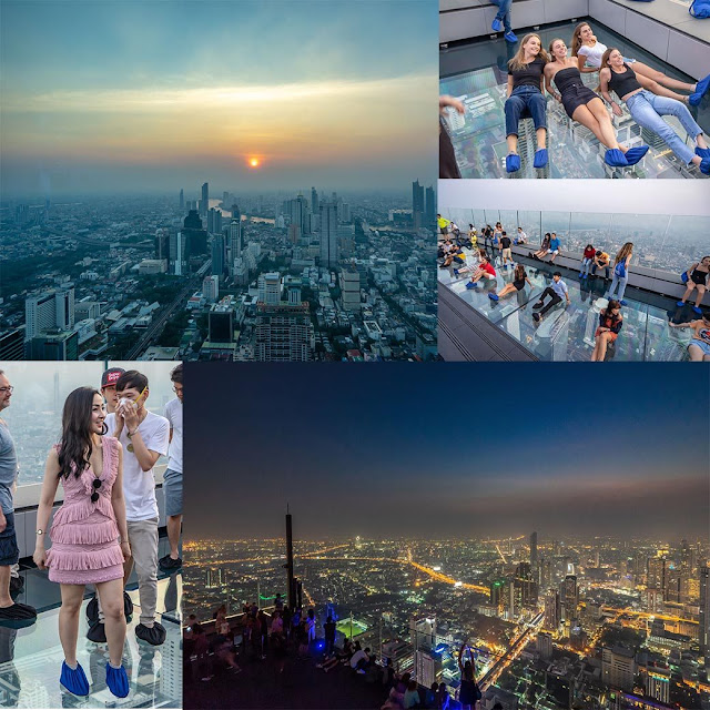 [ 泰國 | 景點推薦 ] 2019曼谷新景點【Mahanakhon SkyWalk】king power全泰國最高360觀景台.門票價格.交通