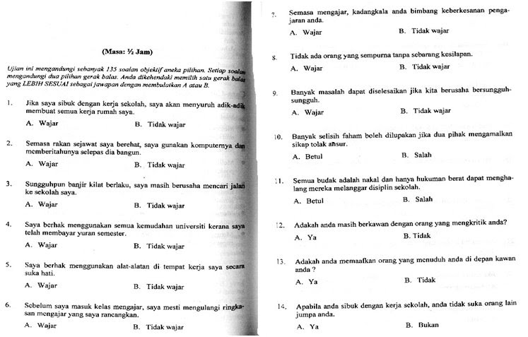 3x sepet momel: inventori sahsiah keguruan "insak"