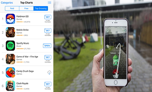 Game Pokemon Go check records in the number of downloads at the Apple Store (iTunes)