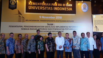 Kementerian PANRB Gandeng UI Untuk Akselerasi Reformasi Birokrasi