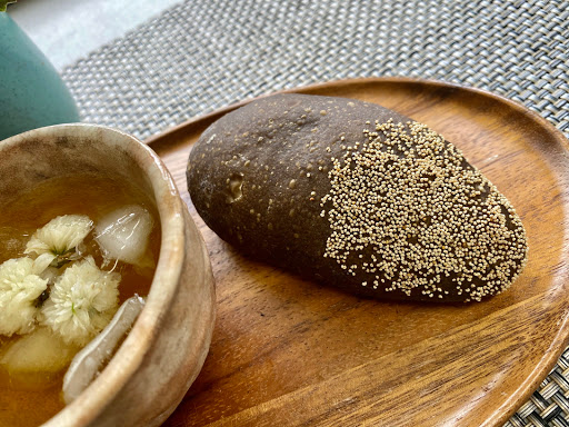 あんぱんとお茶