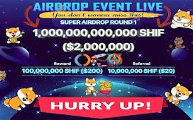 ShinaInu Finance Airdrop of 100M $SHIF worth $200 USDT Free