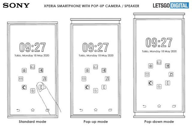 Pop-up Speaker - New Smartphone in Making via Sony Xperia