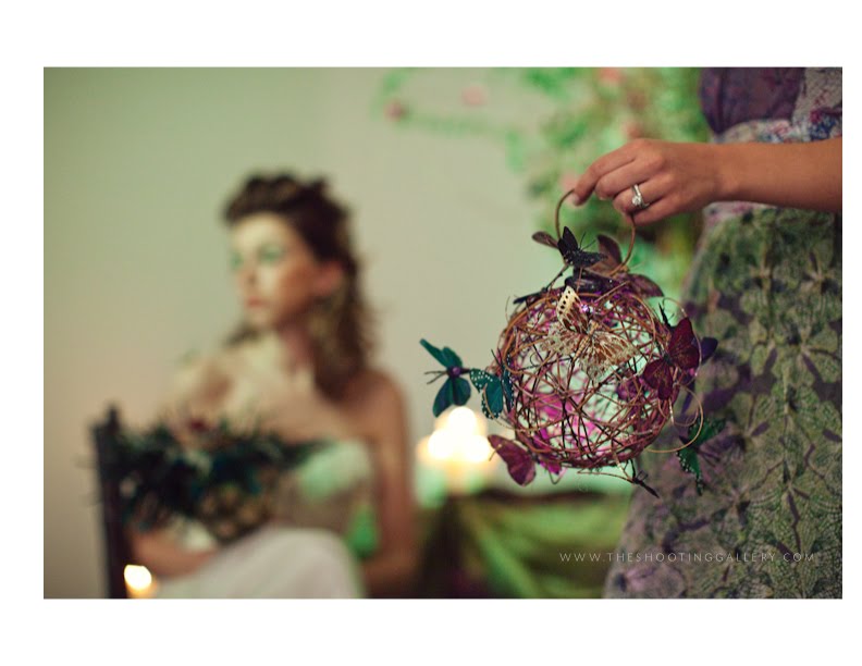 Style Me Pretty Enchanted Forest Wedding the Design