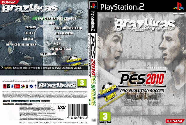 Meu PS2 Nostalgia: PES 2011 Clausura 2011 ISO PS2
