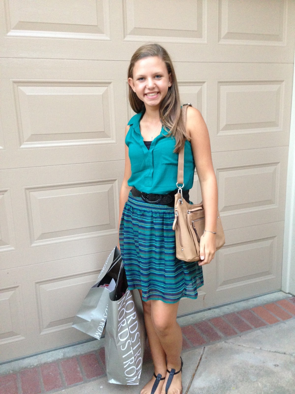 ... scored a cute new purse, and a few outfits for the new school year