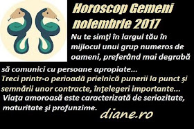 Horoscop noiembrie 2017 Gemeni