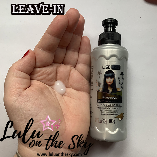  Nova Muriel Liso Liss Mandioca: Shampoo, máscara, condicionador e Leave-in