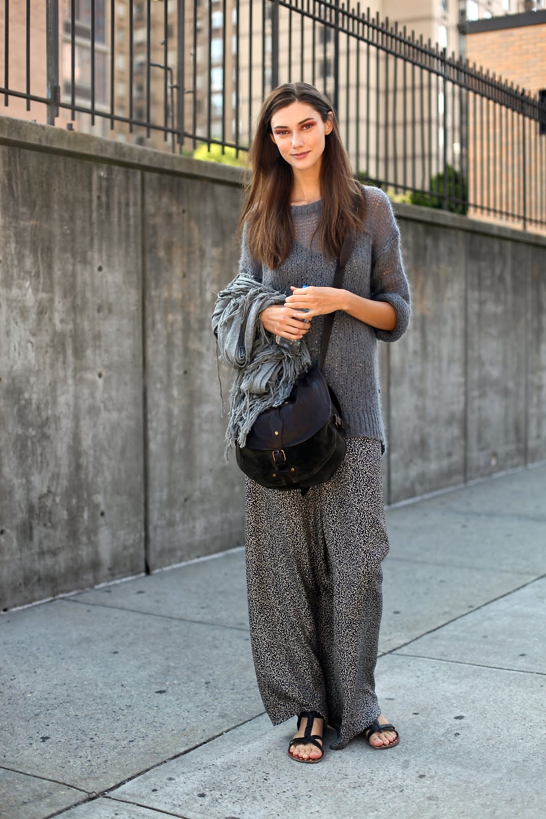 Ksenia Kahnovich (Russia): lightweight wide leg pants