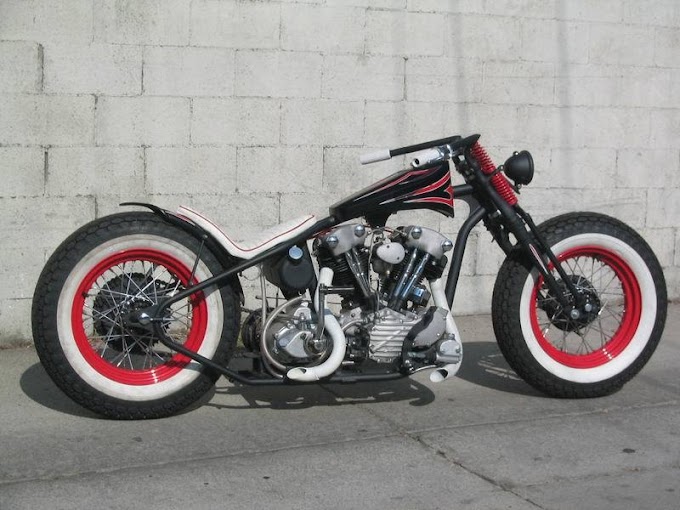 custom old school motorcycles