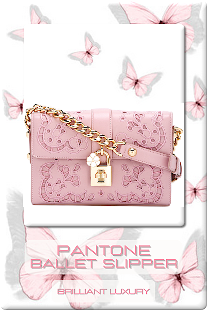 ♦Pantone Fashion Color Ballet Slipper #pantone #fashioncolor #pink #bags #brilliantluxury