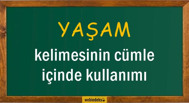 Yaşam İle İlgili Cümleler, Yaşamak Kısa Cümle İçinde Kullanımı