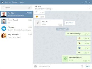 برنامج تيليجرام  Telegram Desktop للكمبيوتر