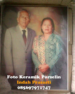 Jual Foto Keramik  Porselin untuk Batu  Nisan  Pajangan 