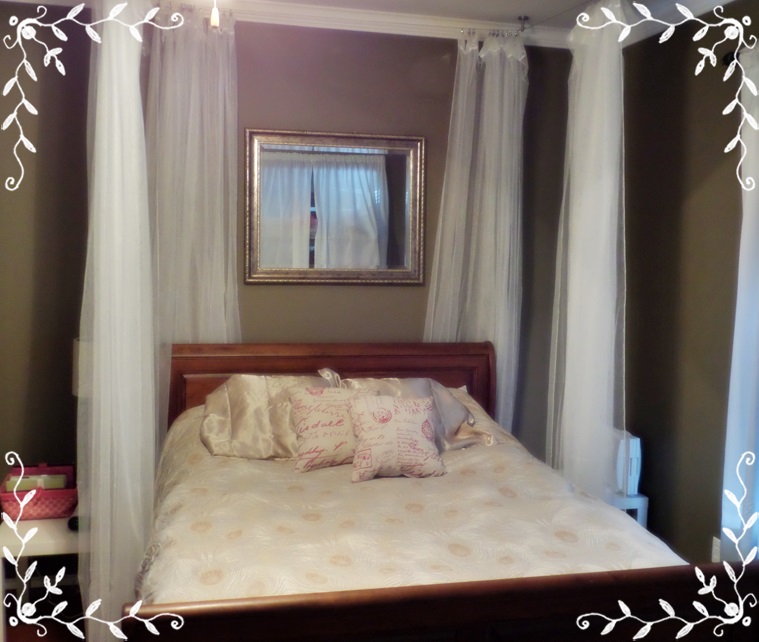 Meg-Made Creations: Bed Curtains DIY - Turn Your Bed Into A Victorian ...