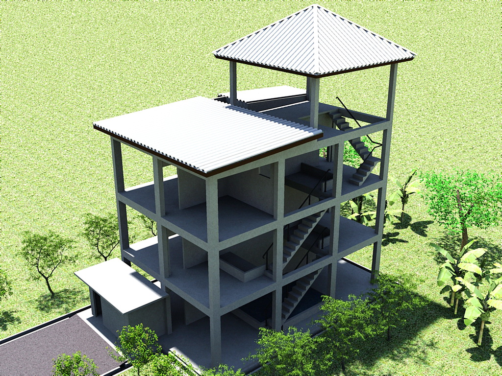 Gambar Desain 3D Rumah Walet Part 2  Arsitek jasa desain 