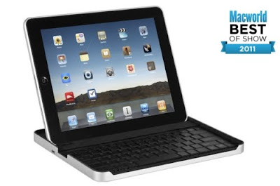 Black iPad2 with bluetooth keyboard