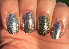 Battle of the Metallic Flakes: Cirque Colors Mirror Mirror, Indigo Bananas Moonlight, Lacquistry Amazeballz & Lumina Lacquer Tinseltown