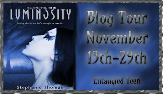 Tour: Guest Post & Giveaway: LUMINOSITY by Stephanie Thomas