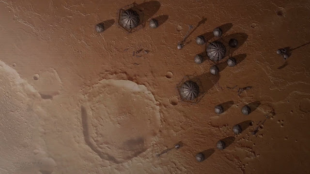 Mars colony - image from The Expanse