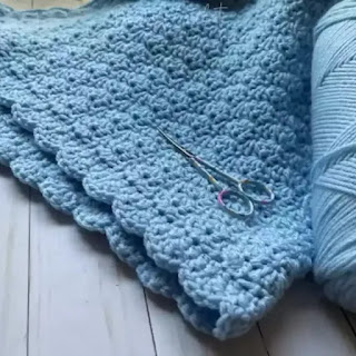 Teje Manta en Puntos Básicos a Crochet