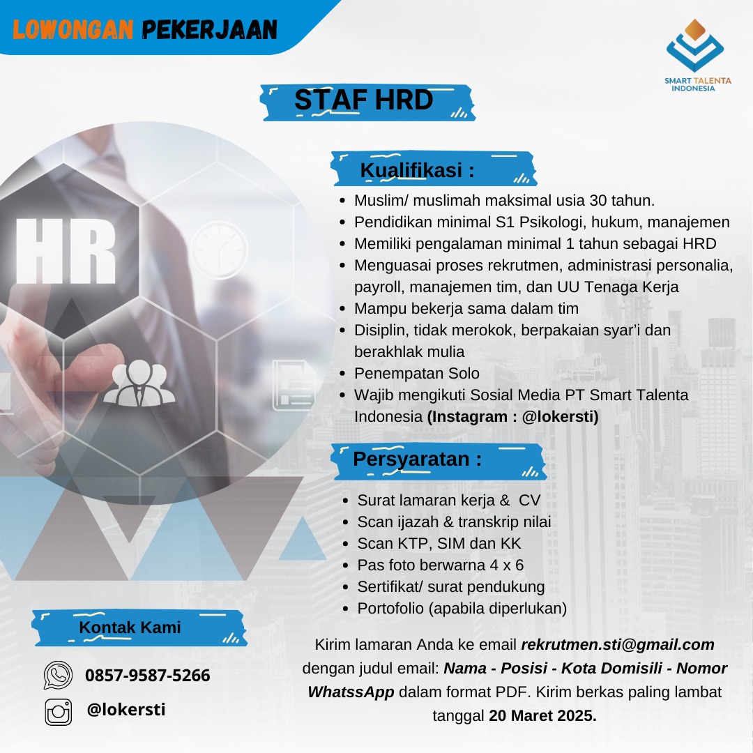 Loker Solo Raya Dokter Umum, Bidan, dll di SOLOPEDULI & Mitra Jejaring