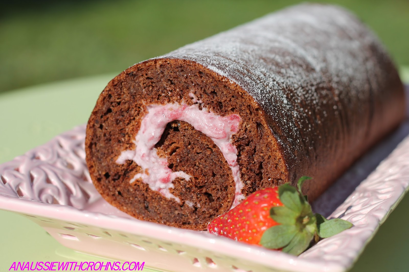 An Aussie With Crohns: Chocolate Sponge Roll (Paleo)