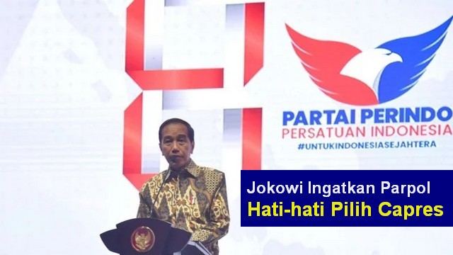  Ada yg duluan menyatakan siapa capresnya Hati-hati Pilih Capres... Sialnya bagi Jokowi--betulan loh apes, dia tidak berkuasa apapun menentukan siapa Capres PDIP