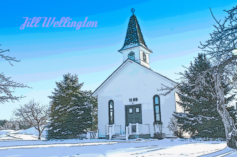 This Wedding Chapel was built in the 1850's and was moved to