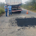 Serra do Mel-RN Prefeito Bibiano agradece início do tapa-buraco na RN de acesso ao município