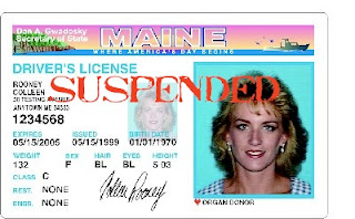 suspended maine driver's license