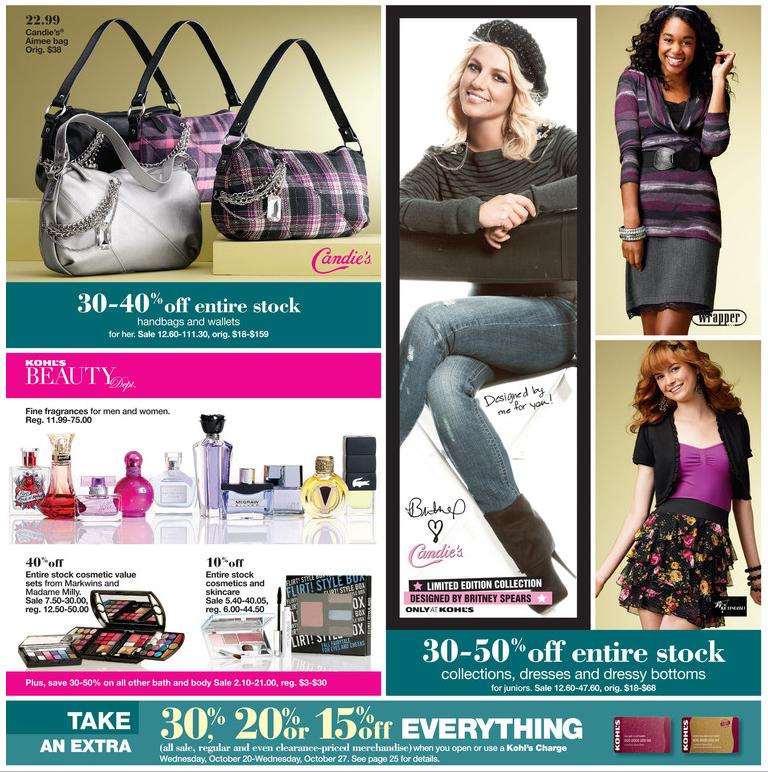 Code:Britney Blogs: Britney Featured in this Week's Kohl's Ad