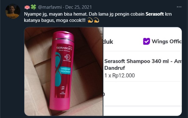 Serasoft Shampo Dandruff Treatment Anti Ketombe