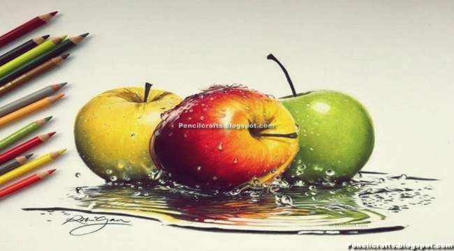 Realistic Easy Colored Pencil Drawings