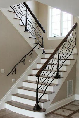 Interior Tree Railings 