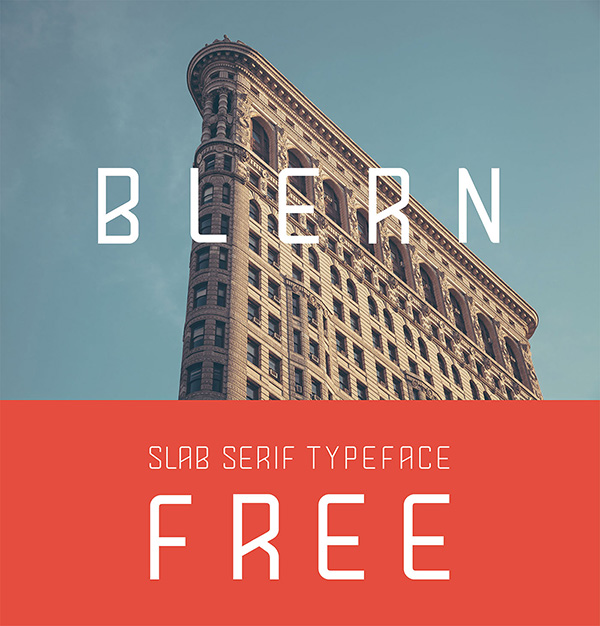 Download 22 Font Terbaru Gratis Edisi Mei 2016 - Blern Free Typeface