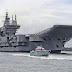 India's first home-built Aircraft Carrier INS Vikrant waiting for Indian Navy's flag