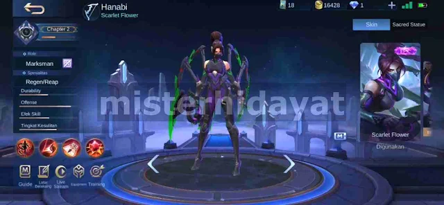 Script Skin Venom Hanabi Epic Mobile Legends Patch Terbaru