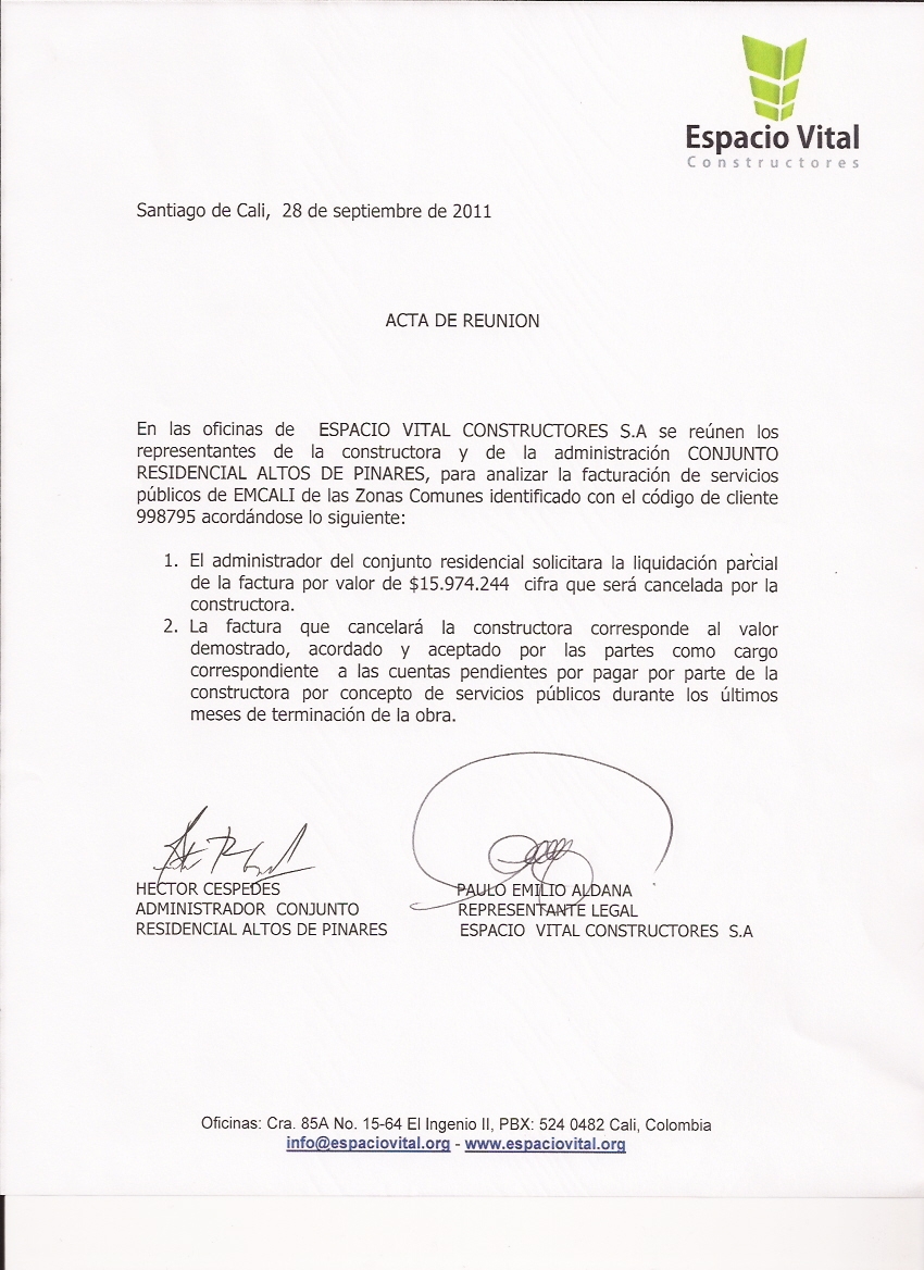 Noticias Altos de Pinares: La verdad de los Hechos 