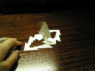 How To Make A Christmas Tree Pop Up Card