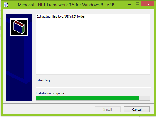 Net Framework 3.5 offline Windows 8
