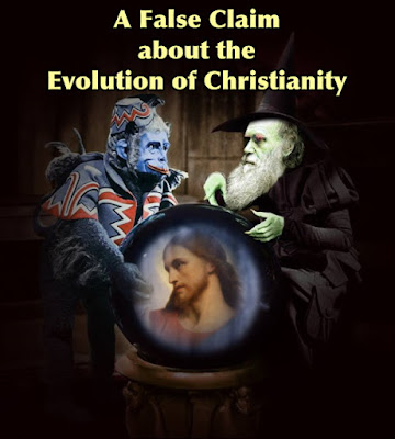 Materialists believe that since everything else evolved, religion must have as well. One foolish speculation is not logical and reeks of desperation.