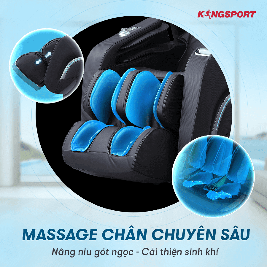 GHẾ MASSAGE KINGSPORT LUXURY G60