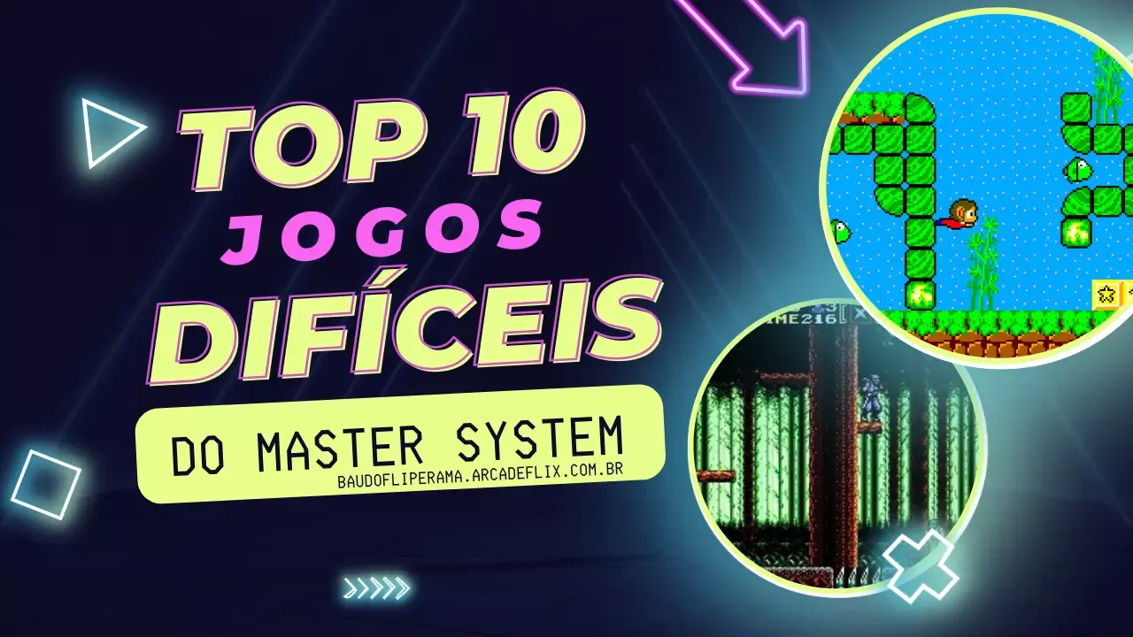 10 jogos difíceis do Master System