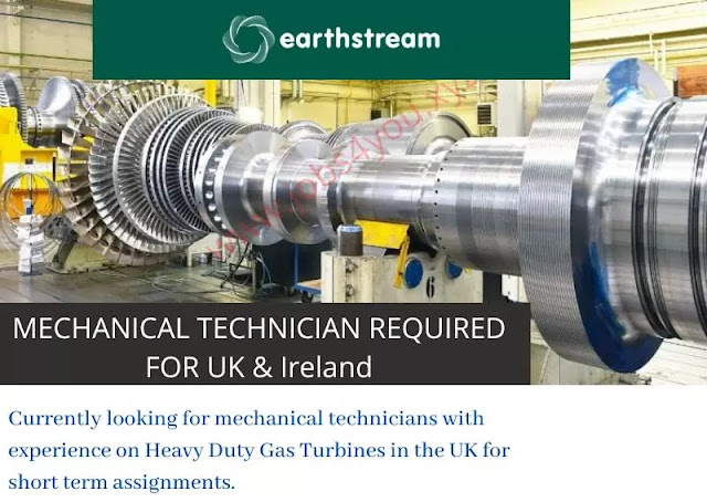 MECHANICAL TECHNICIAN REQUIRED FOR UK & Ireland