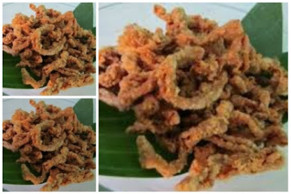 Resep Keripik Usus Ayam Rasa Pedas Gurih